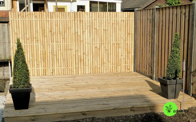 inspiracia bambusový plot